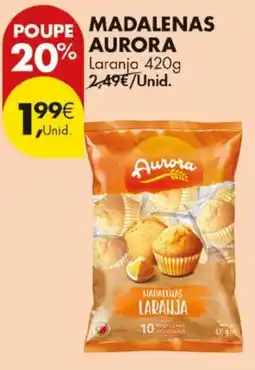 Pingo Doce madalenas aurora laranja promoção