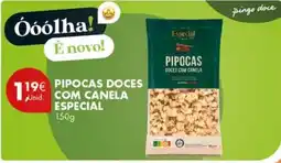 Pingo Doce Pipocas doces com canela especial promoção