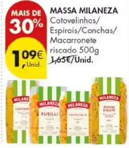 Pingo Doce Massa milaneza promoção