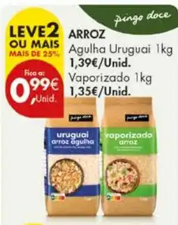Pingo Doce arroz agulha uruguai promoção