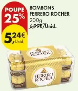 Pingo Doce bombons ferrero rocher promoção
