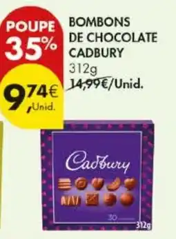 Pingo Doce bombons de chocolate cadbury promoção