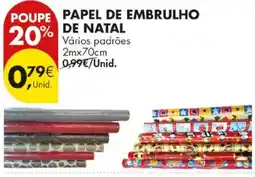 Pingo Doce Papel de embrulho de natal promoção