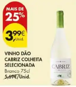 Pingo Doce vinho dão cabriz colheita selecionada promoção