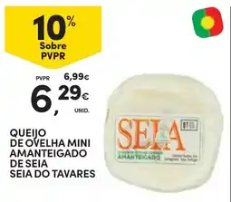 Continente Queijo de ovelha mini amanteigado de seia seia do tavares promoção