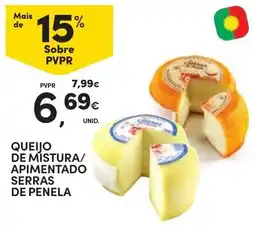 Continente Queijo de mistura/apimentado serras de penela promoção