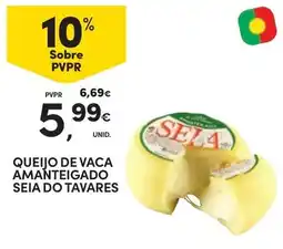 Continente Queijo de vaca amanteigado seia do tavares promoção