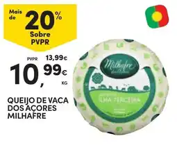 Continente Queijo de vaca dos Açores Milhafre promoção