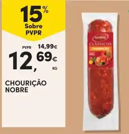 Continente Chourição nobre promoção
