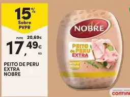 Continente Peito de peru extra nobre promoção