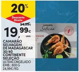 Continente Camarão selvagem de madagascar continente seleção promoção