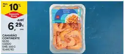 Continente Camarão continente promoção