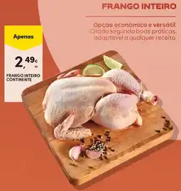Continente Frango inteiro continente promoção