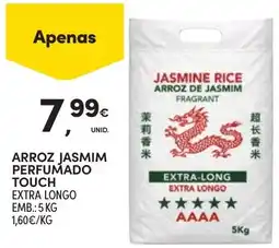 Continente arroz jasmim perfumado touch promoção