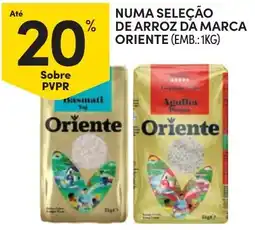 Continente Arroz da marca Oriente promoção