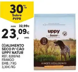 Continente Alimento seco p/ cão uppy natur promoção