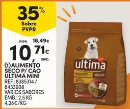 Continente Alimento seco p/ cao ultima mini promoção