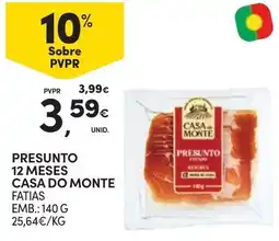 Continente presunto 12 meses casa do monte fatias promoção