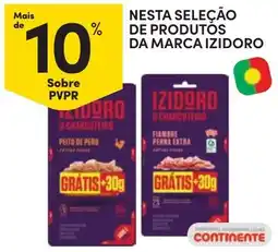 Continente Izidoro & Charcutero peito de peru promoção