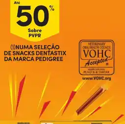 Continente Snacks dentastix da marca pedigree promoção