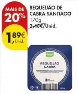 Pingo Doce Requeijão de cabra santiago promoção