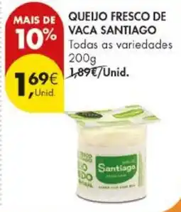 Pingo Doce Queijo fresco de vaca santiago promoção