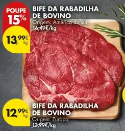 Pingo Doce bife da rabadilha de bovino promoção