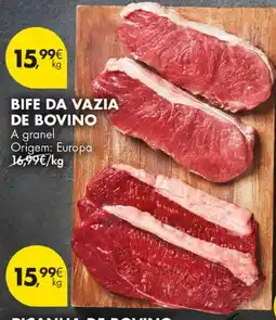 Pingo Doce Bife da vazia de bovino promoção