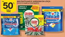 Continente nas pastilhas p/ máquina da loiça promoção
