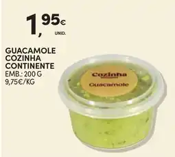 Continente Guacamole cozinha continente promoção