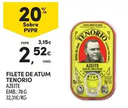 Continente Filete de atum tenorio promoção