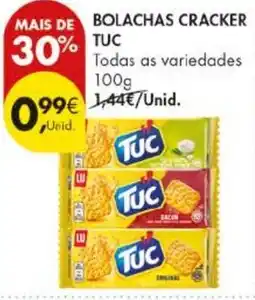 Pingo Doce Bolachas cracker tuc promoção