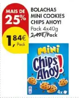 Pingo Doce Bolachas mini cookies chips ahoy! promoção
