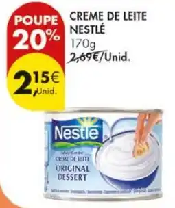 Pingo Doce Creme de leite nestlé promoção