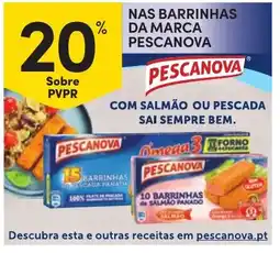 Continente Nas barrinhas da marca pescanova promoção