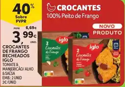 Continente Crocantes de frango iglo promoção
