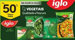 Continente Vegetais iglo promoção