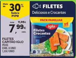 Continente filetes capitão iglo promoção