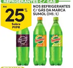 Continente refrigerantes c/ gas sumol promoção