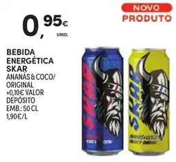 Continente Bebida energética skar promoção