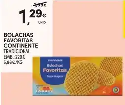 Continente Bolachas favoritas continente promoção
