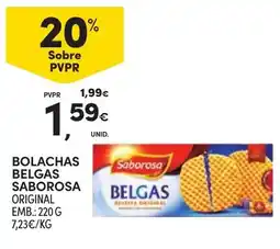 Continente bolachas belgas saborosa original promoção