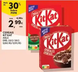 Continente Cereais Kit Kat Avelã promoção