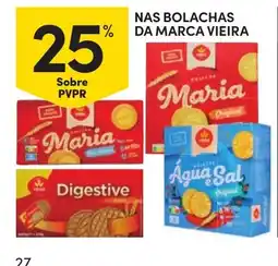 Continente Nas bolachas da marca vieira promoção