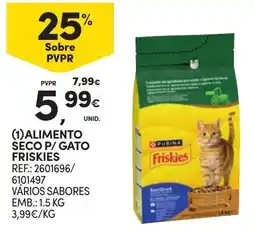 Continente Alimento seco p/ gato friskies promoção