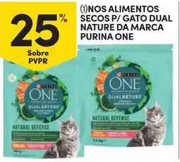 Continente Nos alimentos secos p/ gato dual nature da marca purina one promoção
