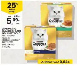 Continente Gourmet gold mousse promoção