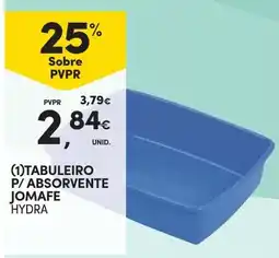 Continente tabuleiro p/ absorvente jomafe hydra promoção