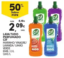 Continente Lava tudo perfumado cif promoção