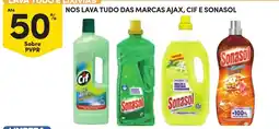 Continente Lava tudo das marcas ajax, cif e sonasol promoção